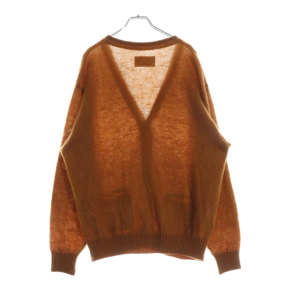 WACKO MARIA(ワコマリア) MOHAIR KNIT CARDIGAN モヘア ニットカーディガン モヘアカーディガン オレンジ