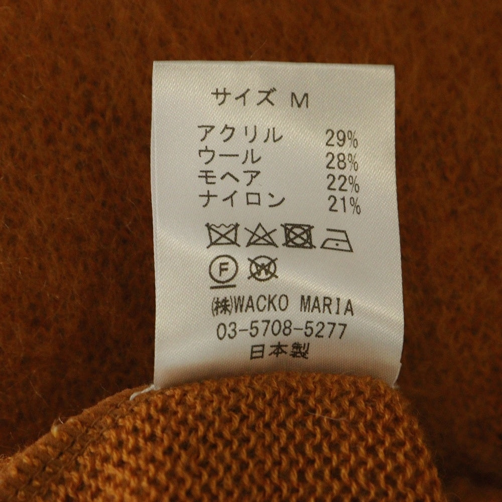 WACKO MARIA(ワコマリア) MOHAIR KNIT CARDIGAN モヘア ニットカーディガン モヘアカーディガン オレンジ