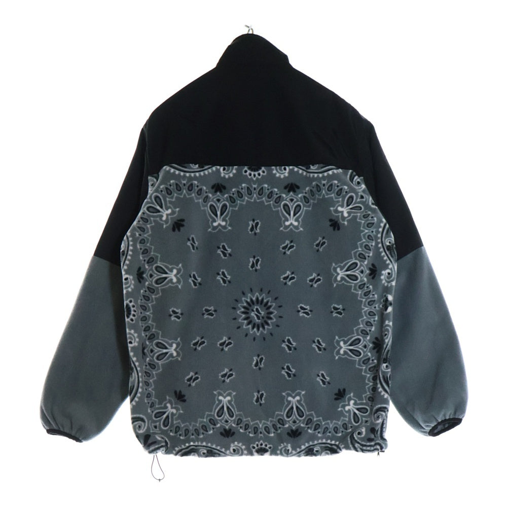 CHALLENGER(チャレンジャー) 23AW BANDANA FIELD JACKET バンダナ フィールドジャケット フリースジャケット ブラック/グレー CLG-JK 023-007