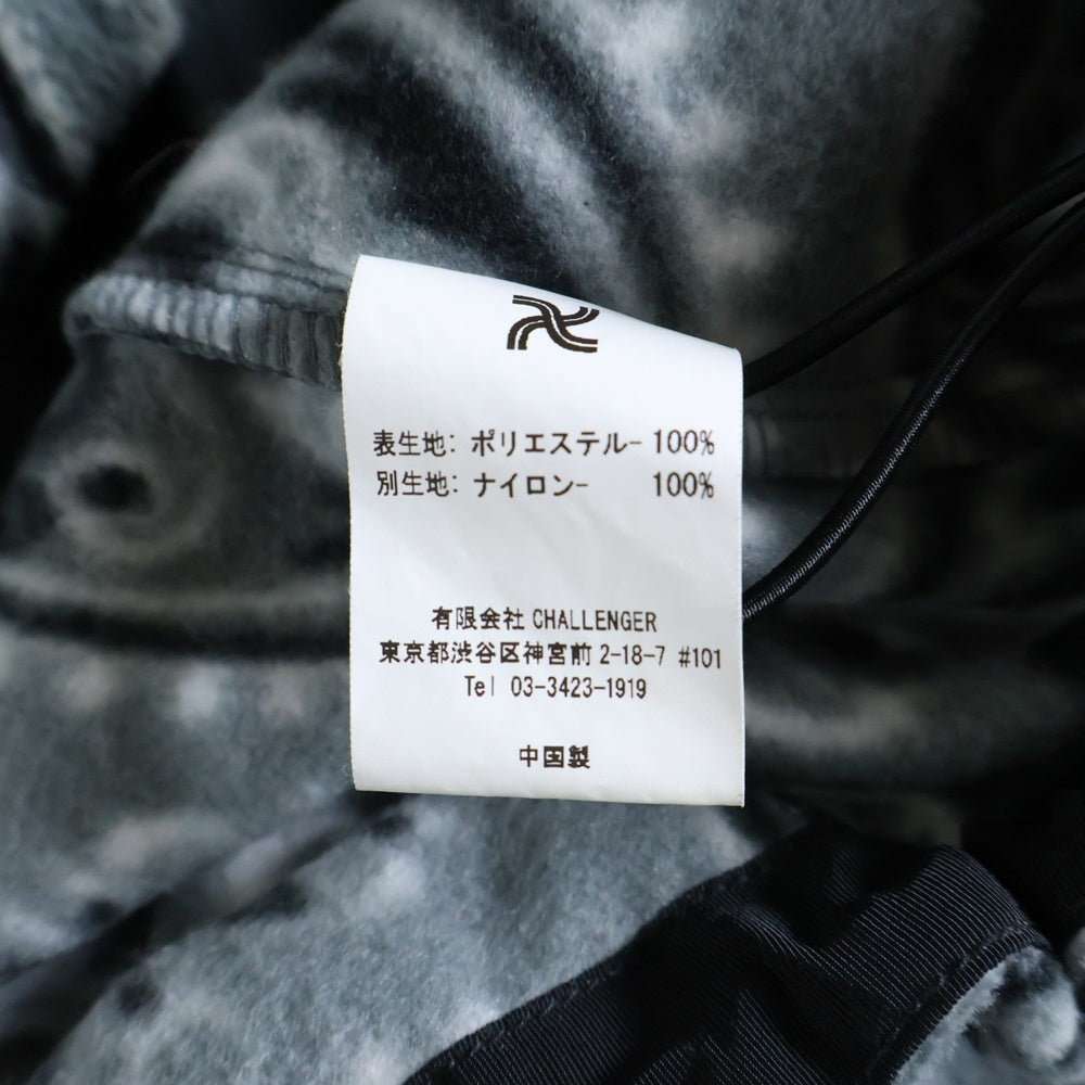 CHALLENGER(チャレンジャー) 23AW BANDANA FIELD JACKET バンダナ フィールドジャケット フリースジャケット ブラック/グレー CLG-JK 023-007