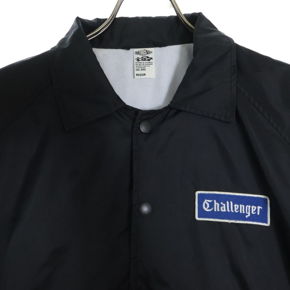 CHALLENGER(チャレンジャー) 23SS LOGO COACH JACKET ナイロン コーチジャケット バックプリント CLG-JK 023-004 ブラック