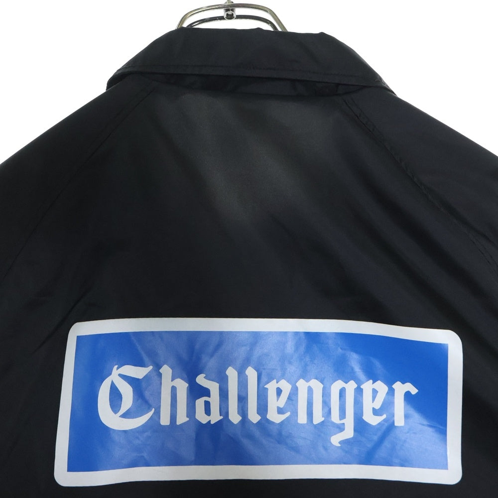 CHALLENGER(チャレンジャー) 23SS LOGO COACH JACKET ナイロン コーチジャケット バックプリント CLG-JK 023-004 ブラック