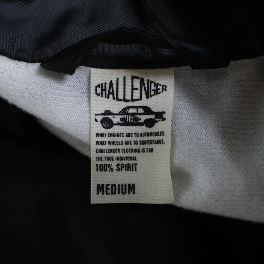 CHALLENGER(チャレンジャー) 23SS LOGO COACH JACKET ナイロン コーチジャケット バックプリント CLG-JK 023-004 ブラック