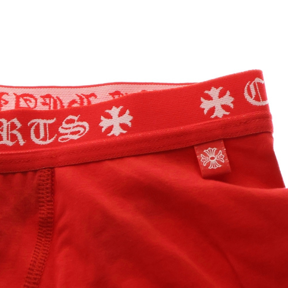 CHROME HEARTS(クロムハーツ) SHORT BOXER ホースシュー ボクサーパンツ レッド
