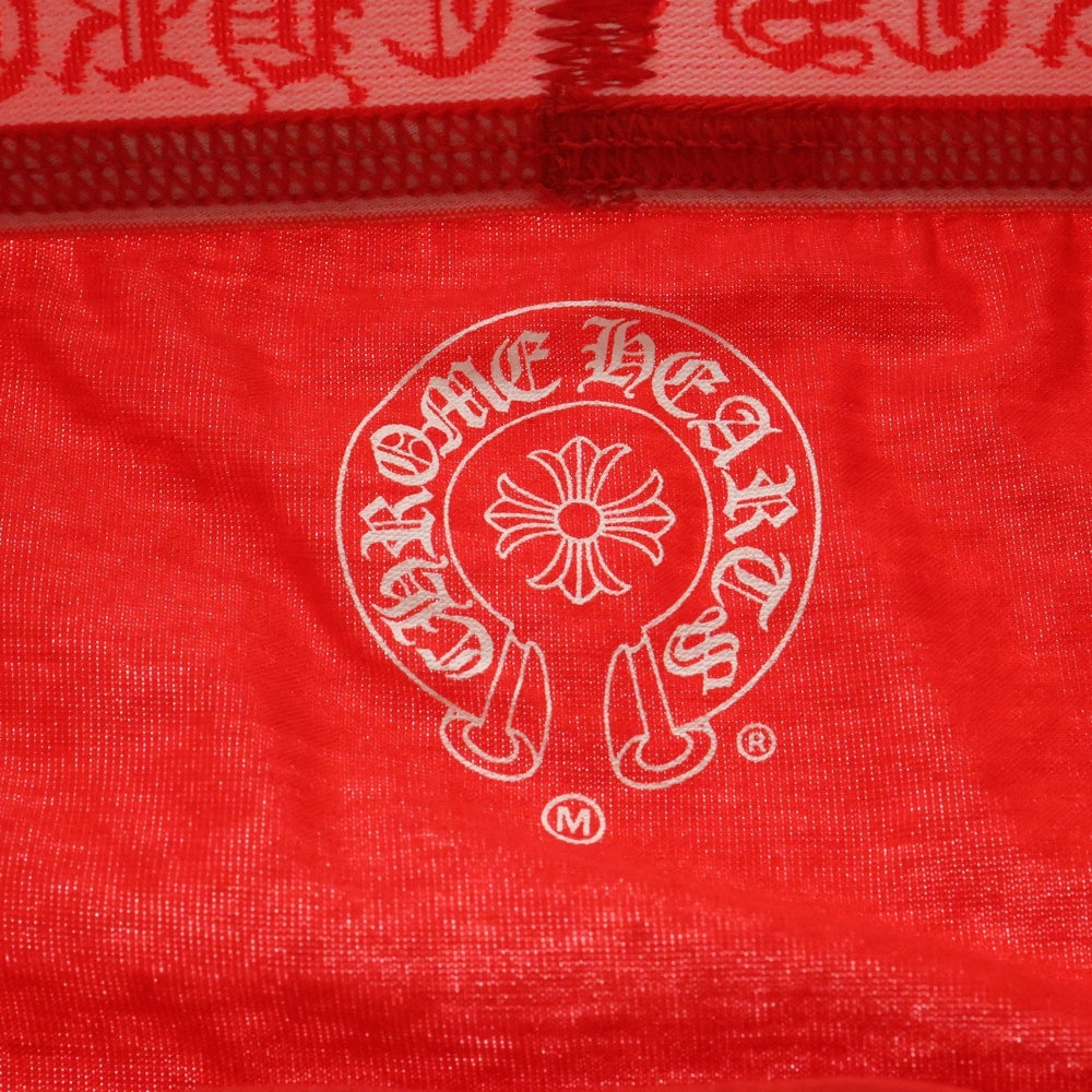CHROME HEARTS(クロムハーツ) SHORT BOXER ホースシュー ボクサーパンツ レッド