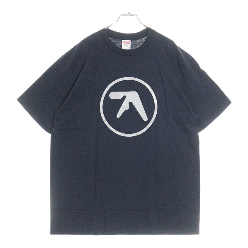 SUPREME(シュプリーム) 25SS ×Aphex Twin Ambient Works Tee アフェックス ツインアンビエント ワークス 半袖Tシャツ クルーネックカットソー ネイビー