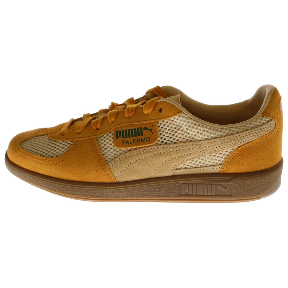 PUMA(プーマ) 24SS ×Sasquatchfabrix. ×BEAMS PALERMO サスクワッチファブリックス ビームス別注 パレルモ ローカットスニーカー オレンジ/アイボリー 400448 01
