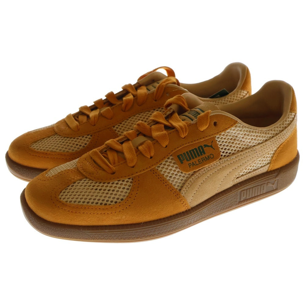 PUMA(プーマ) 24SS ×Sasquatchfabrix. ×BEAMS PALERMO サスクワッチファブリックス ビームス別注 パレルモ ローカットスニーカー オレンジ/アイボリー 400448 01
