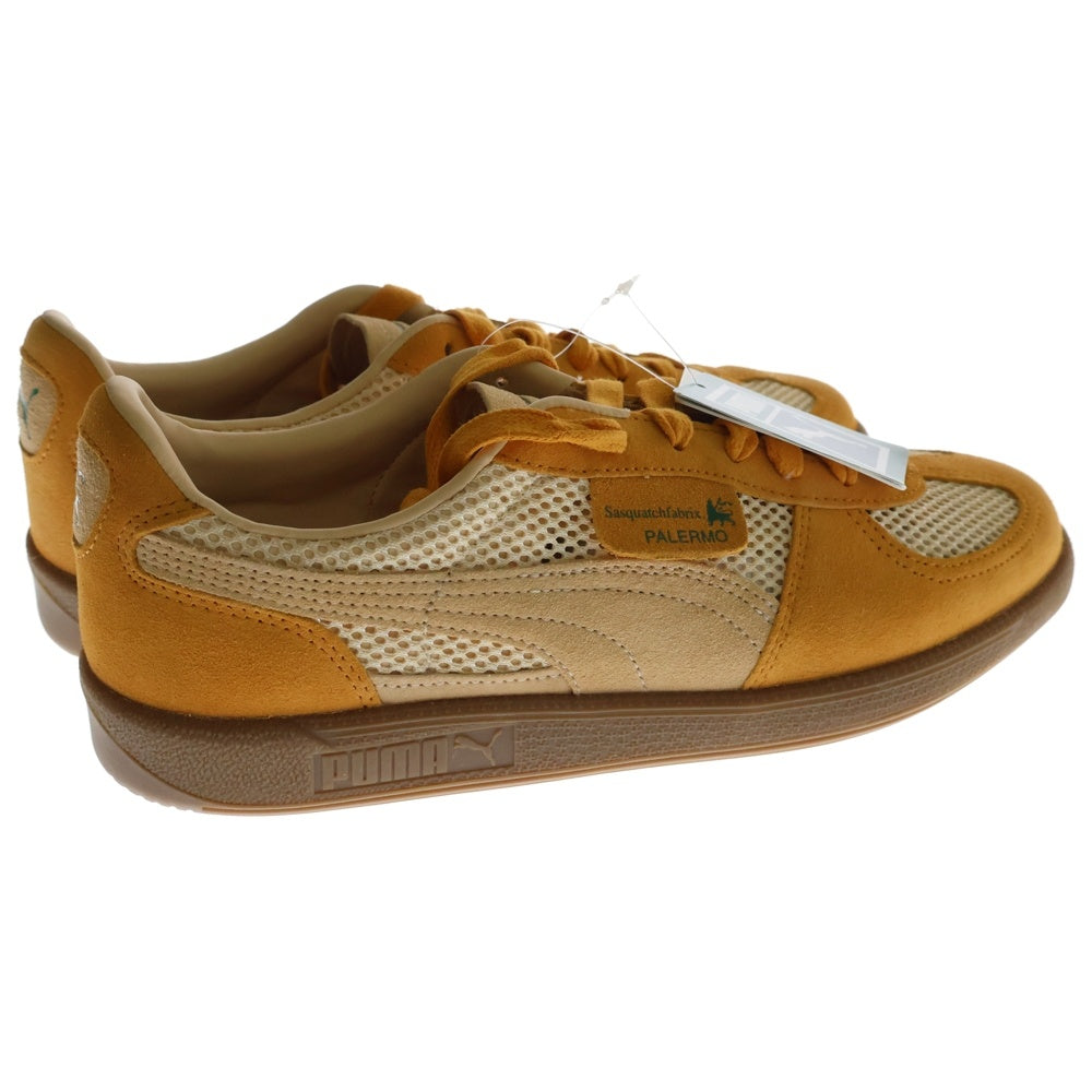 PUMA(プーマ) 24SS ×Sasquatchfabrix. ×BEAMS PALERMO サスクワッチファブリックス ビームス別注 パレルモ ローカットスニーカー オレンジ/アイボリー 400448 01