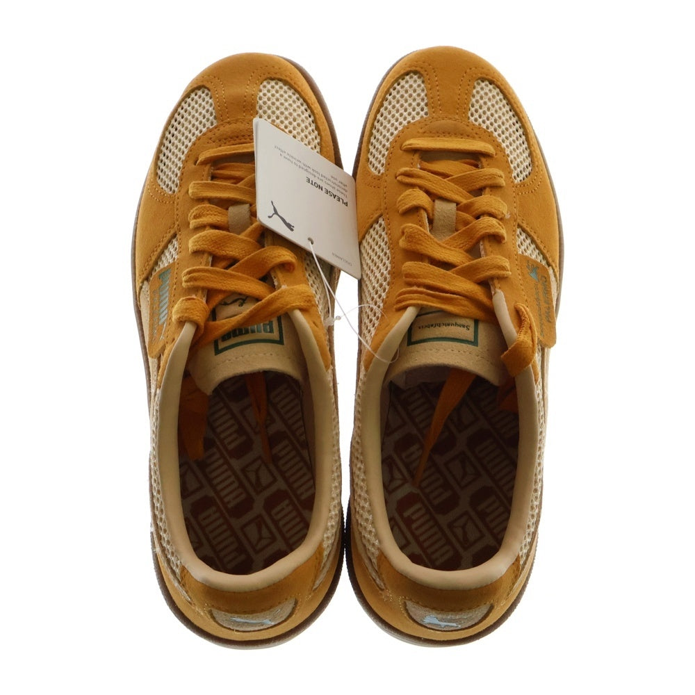 PUMA(プーマ) 24SS ×Sasquatchfabrix. ×BEAMS PALERMO サスクワッチファブリックス ビームス別注 パレルモ ローカットスニーカー オレンジ/アイボリー 400448 01