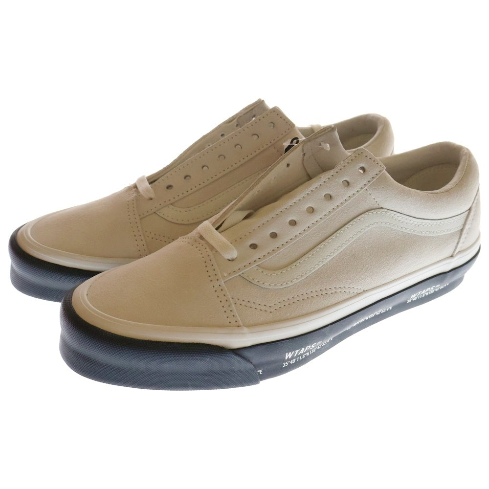 VANS(ヴァンズ) ×WTAPS OLD SKOOL LX ダブルタップス スウェード オールドスクール ローカットスニーカー ホワイト/ブラック