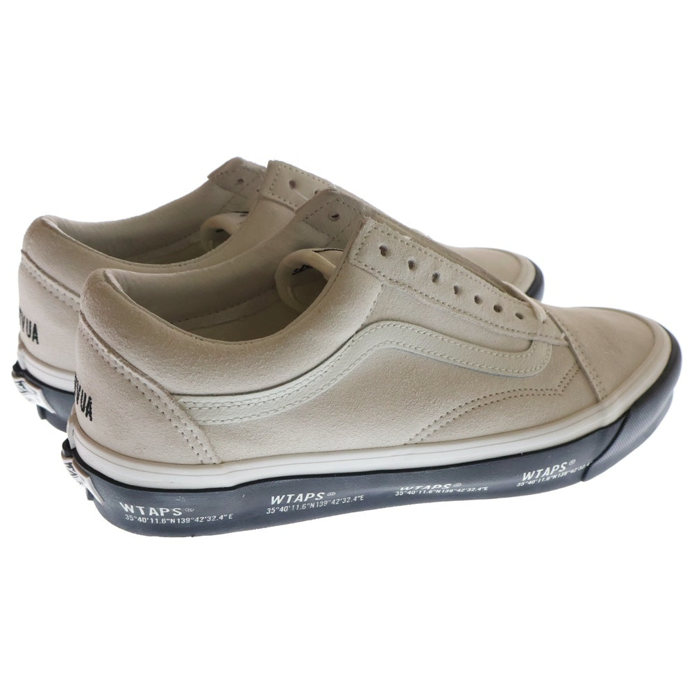 VANS(ヴァンズ) ×WTAPS OLD SKOOL LX ダブルタップス スウェード オールドスクール ローカットスニーカー ホワイト/ブラック