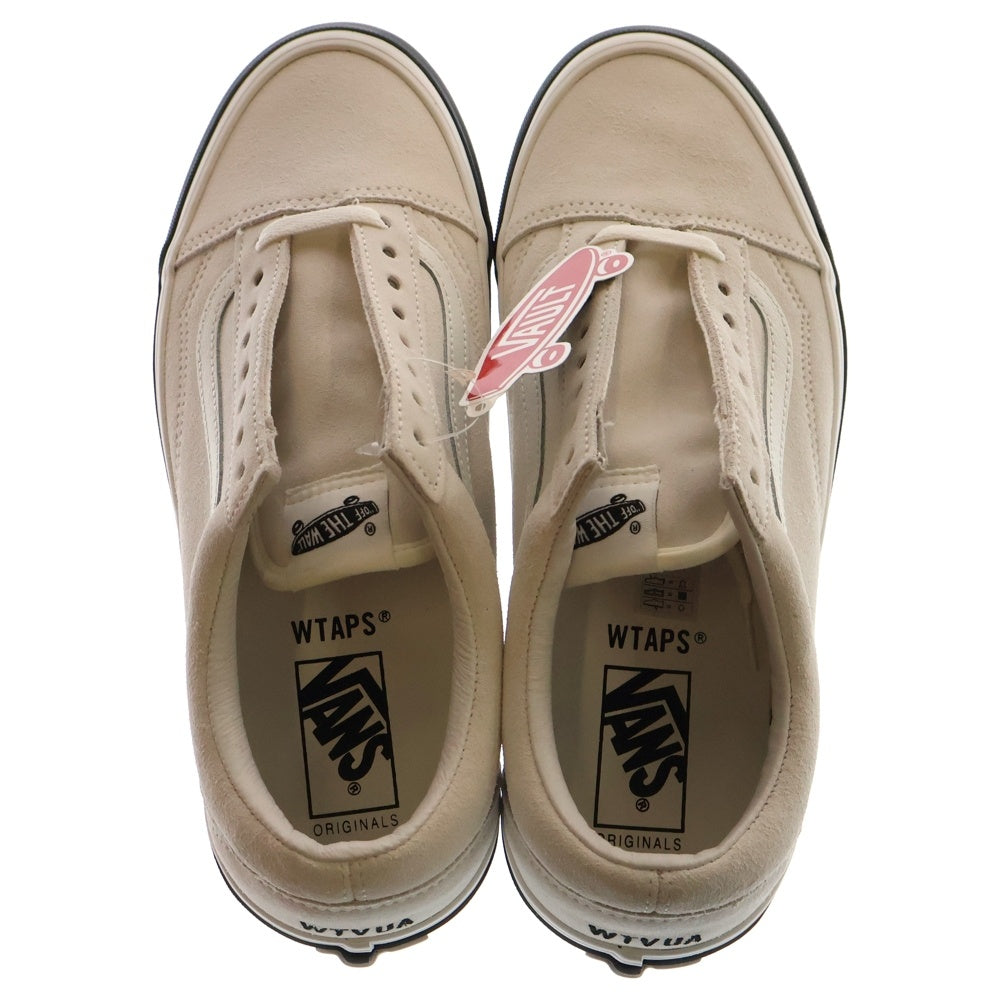 VANS(ヴァンズ) ×WTAPS OLD SKOOL LX ダブルタップス スウェード オールドスクール ローカットスニーカー ホワイト/ブラック
