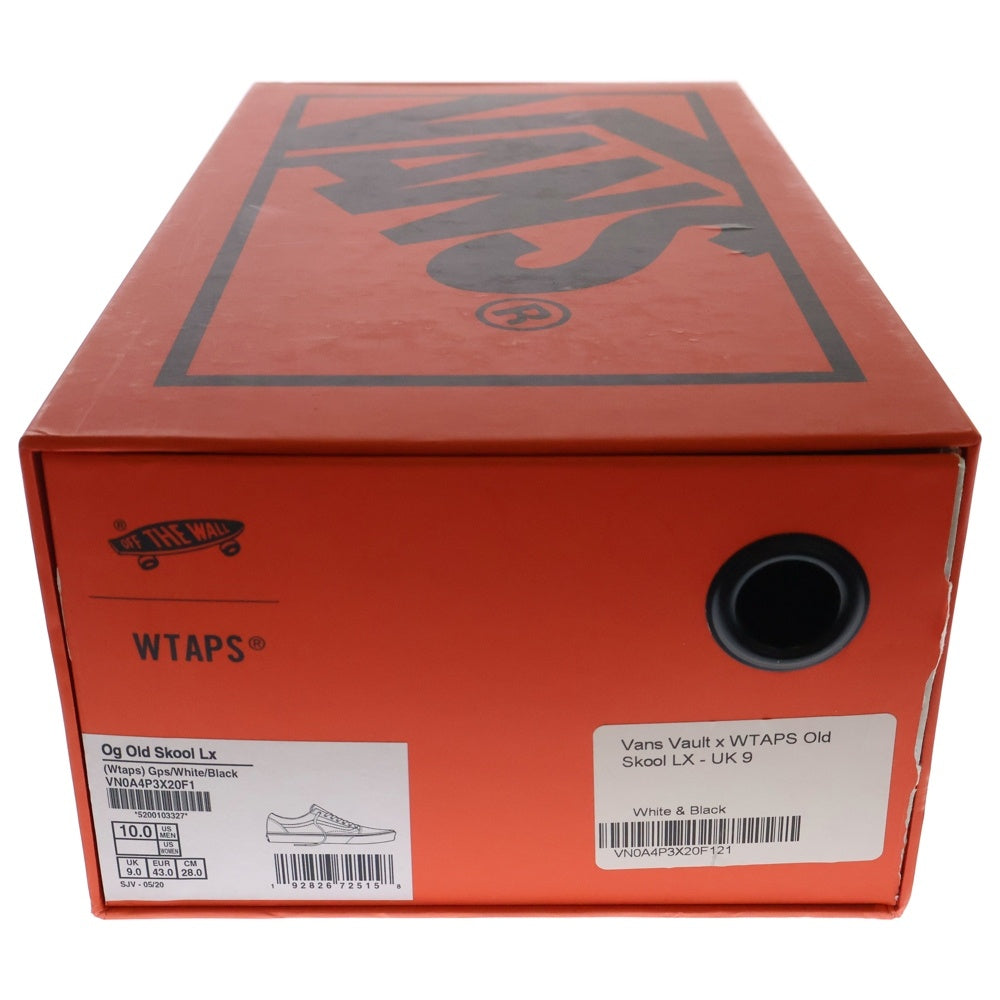 VANS(ヴァンズ) ×WTAPS OLD SKOOL LX ダブルタップス スウェード オールドスクール ローカットスニーカー ホワイト/ブラック