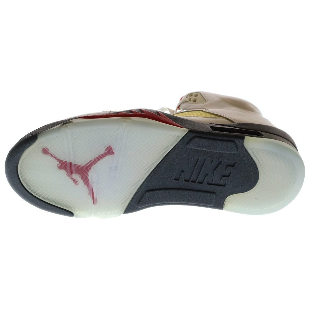 NIKE(ナイキ) AIR JORDAN 5 RETRO FIRE RED エアジョーダン5レトロ ファイヤーレッド ハイカットスニーカー ホワイト DA1911-102 US10/28.0cm