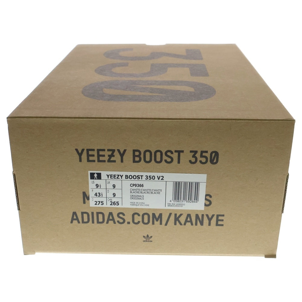 adidas(アディダス) YEEZY BOOST 350 V2 CREAM WHITE イージーブースト クリームホワイト ローカットスニーカー ホワイト US9.5/27.5cm CP9366