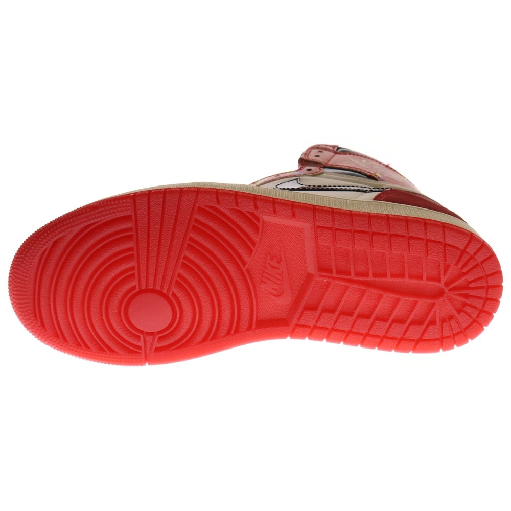 NIKE(ナイキ) AIR JORDAN 1 RETRO HIGH OG DV1748-601 エアジョーダン1 レトロハイ オリジンストーリー ハイカットスニーカー レッド/ホワイト US9/27.0cm