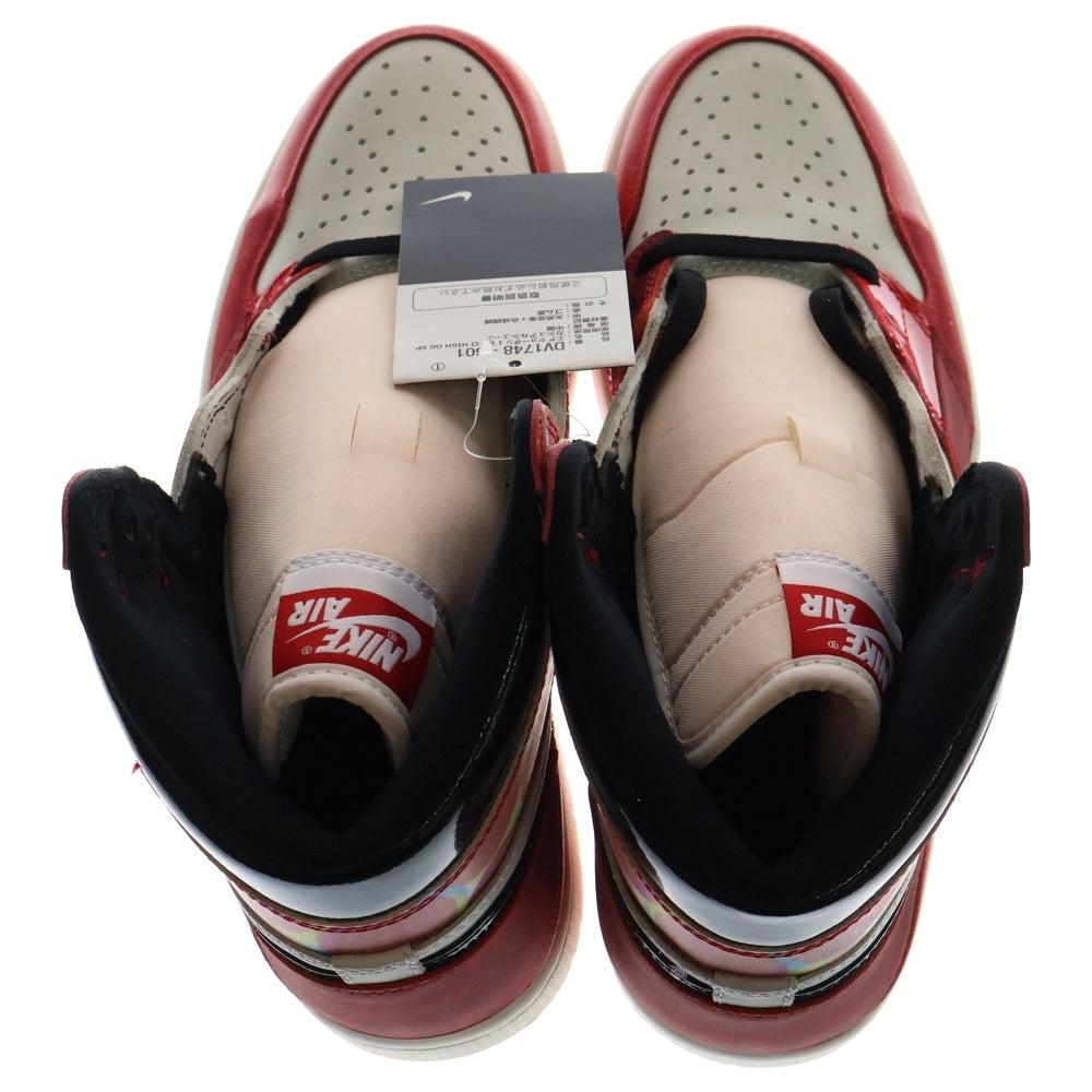 NIKE(ナイキ) AIR JORDAN 1 RETRO HIGH OG DV1748-601 エアジョーダン1 レトロハイ オリジンストーリー ハイカットスニーカー レッド/ホワイト US9/27.0cm