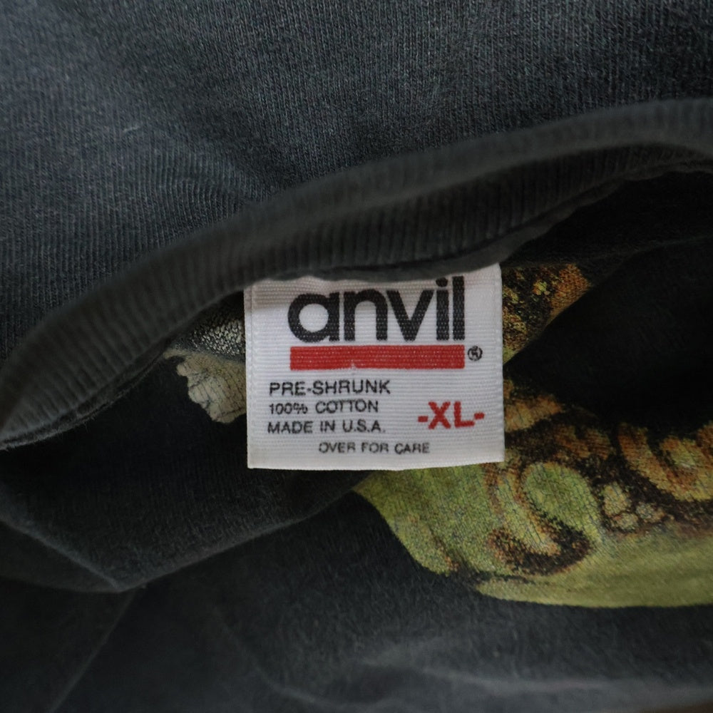 VINTAGE(ヴィンテージ) METALLICA DON'T TREND ON ME メタリカ ドントトレンドオンミー スリーブプリント長袖Tシャツ ロングスリーブカットソー ブラック