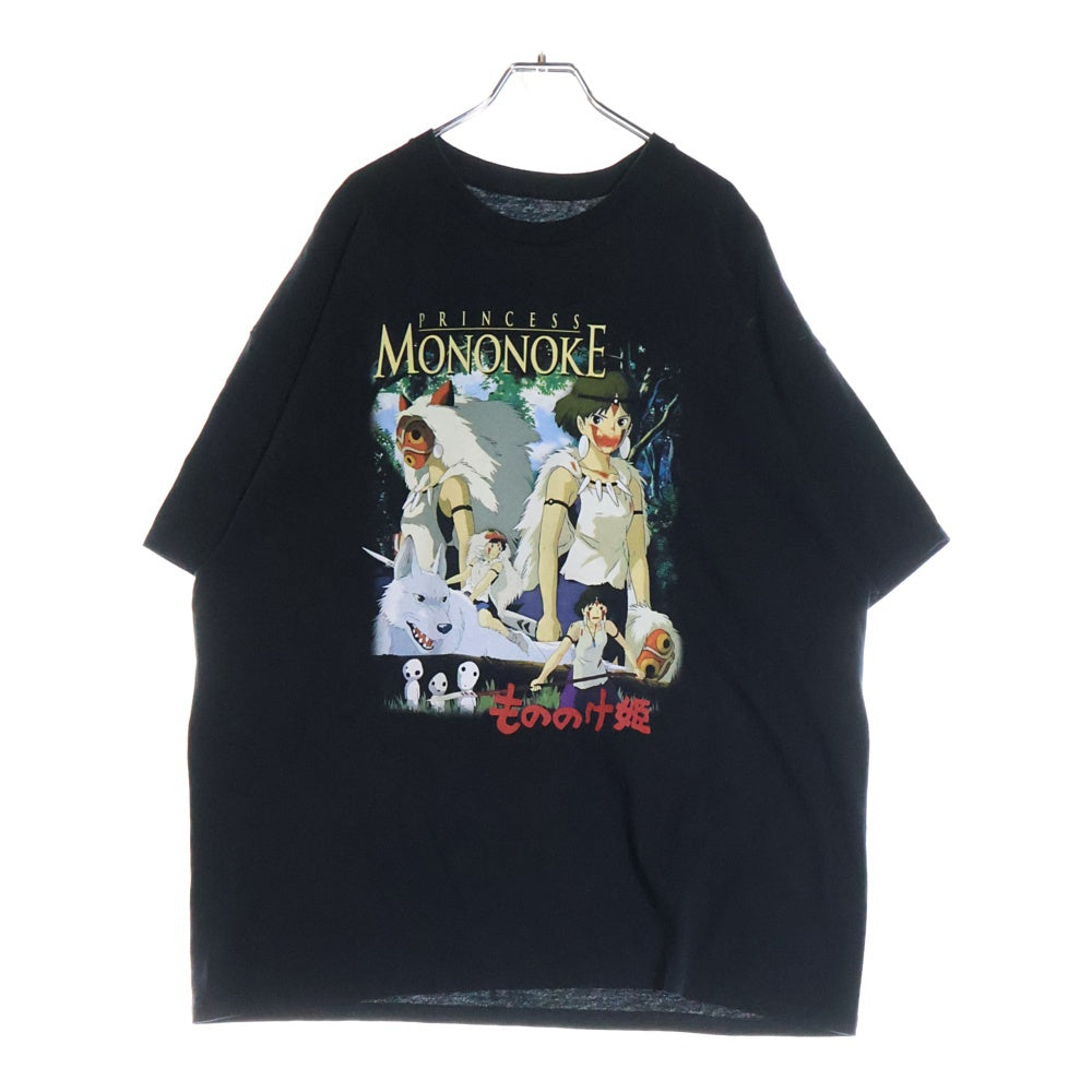 VINTAGE(ヴィンテージ) 00s~ もののけ姫 プリント半袖Tシャツ ムービーT クルーネックカットソー ブラック