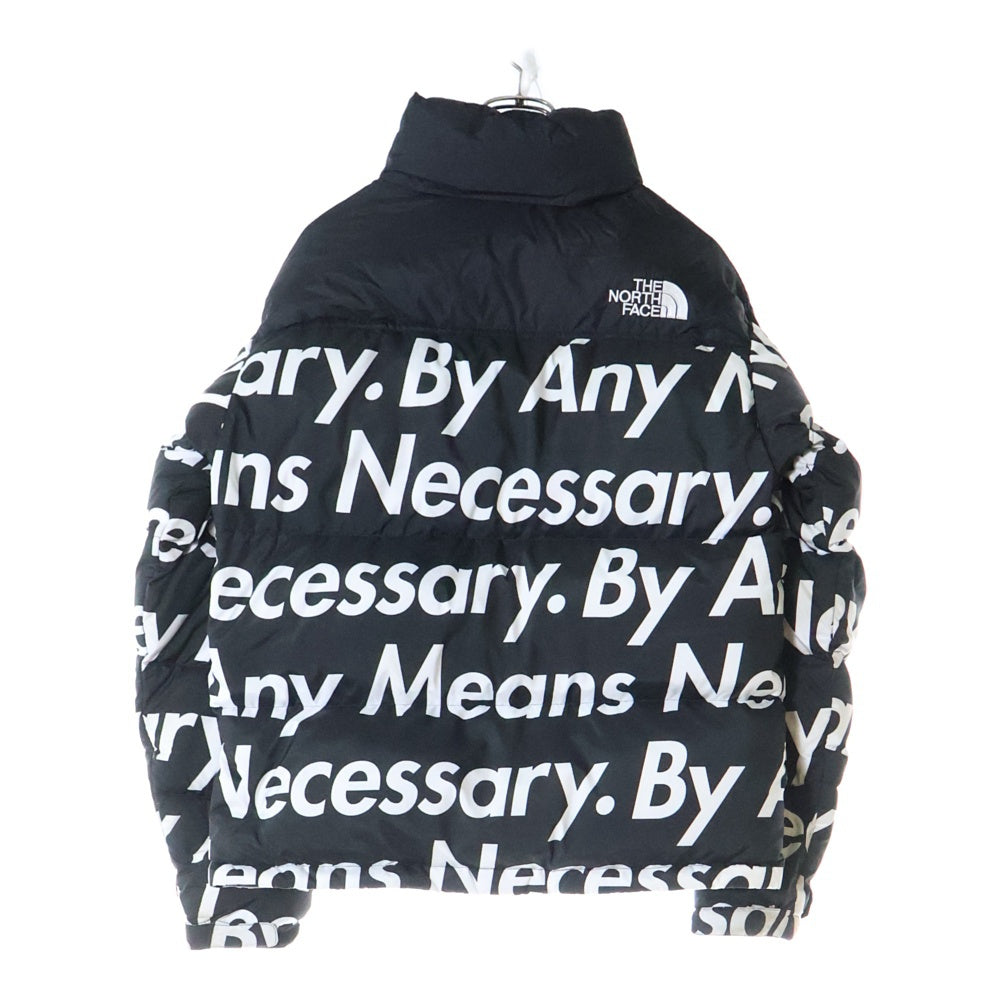 SUPREME(シュプリーム) ×THE NORTH FACE 15AW ANY MEANS NUPTSE JACKET ザノースフェイス エニー ミーンズ ヌプシ ダウン ジャケット ブラック NF00CXK3