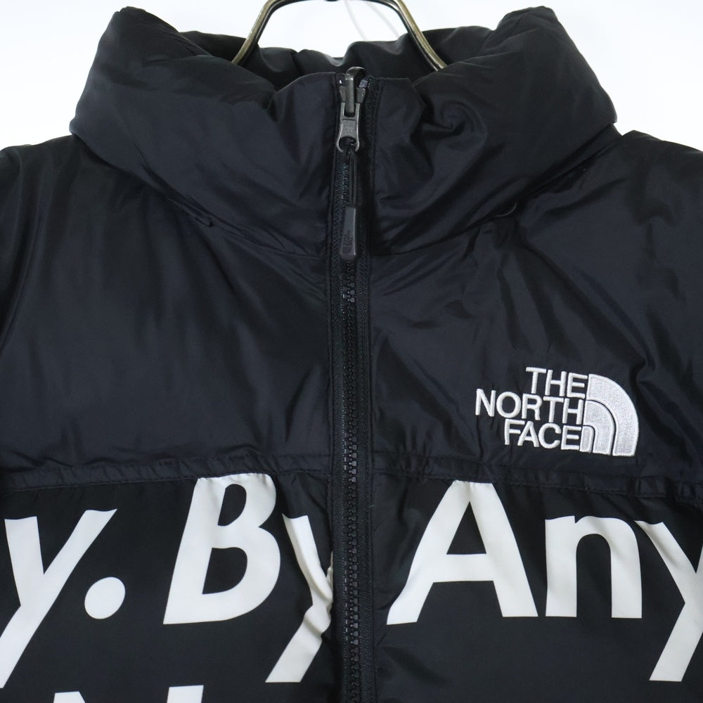 SUPREME(シュプリーム) ×THE NORTH FACE 15AW ANY MEANS NUPTSE JACKET ザノースフェイス エニー ミーンズ ヌプシ ダウン ジャケット ブラック NF00CXK3