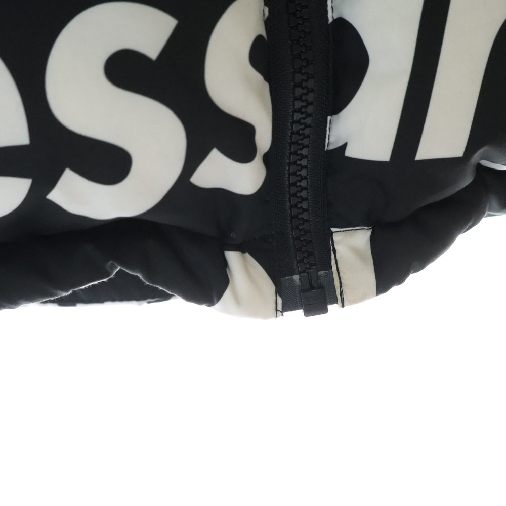 SUPREME(シュプリーム) ×THE NORTH FACE 15AW ANY MEANS NUPTSE JACKET ザノースフェイス エニー ミーンズ ヌプシ ダウン ジャケット ブラック NF00CXK3