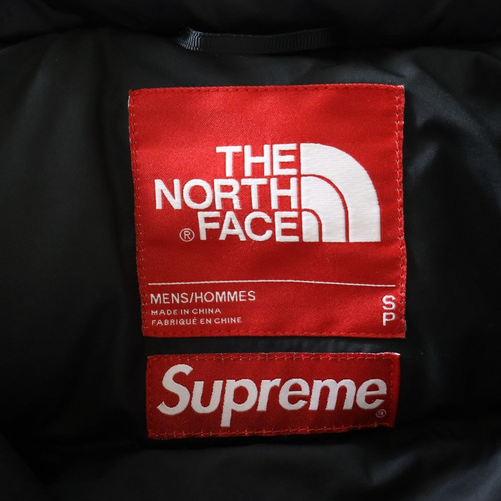 SUPREME(シュプリーム) ×THE NORTH FACE 15AW ANY MEANS NUPTSE JACKET ザノースフェイス エニー ミーンズ ヌプシ ダウン ジャケット ブラック NF00CXK3