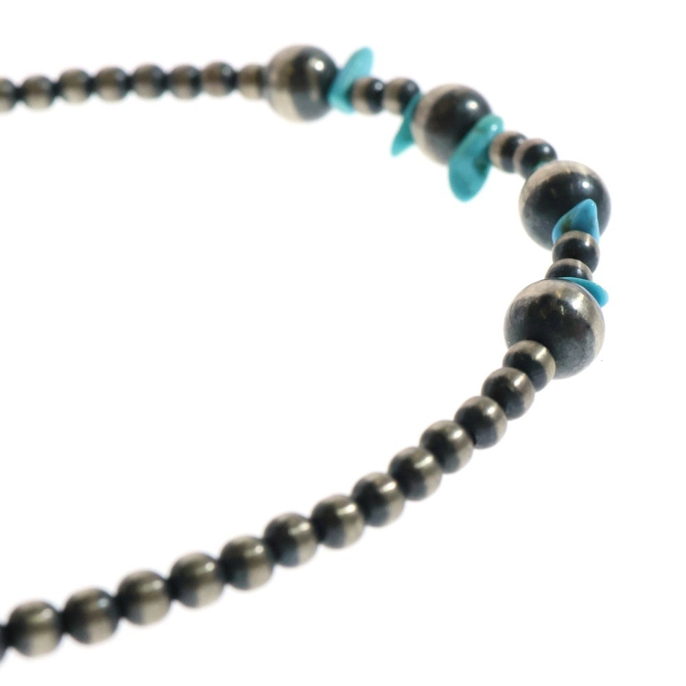 INDIAN JEWELRY(インディアンジュエリー) ナバホ族 ターコイズ シルバーネックレス