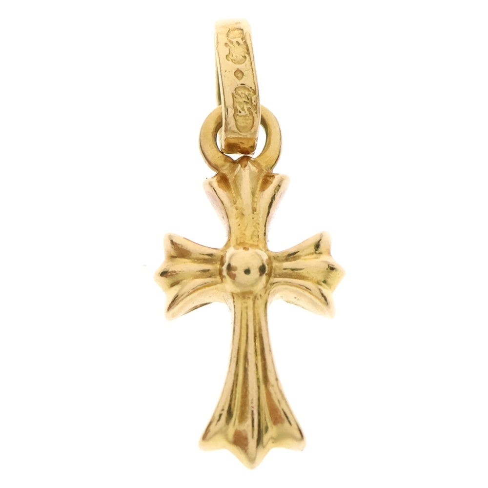 CHROME HEARTS(クロムハーツ) 22K CRS BBYFAT P/DIA ベイビーファットクロス PAVEダイヤ ペンダントトップ ゴールド BCA035
