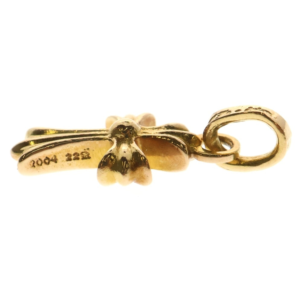CHROME HEARTS(クロムハーツ) 22K CRS BBYFAT P/DIA ベイビーファットクロス PAVEダイヤ ペンダントトップ ゴールド BCA035