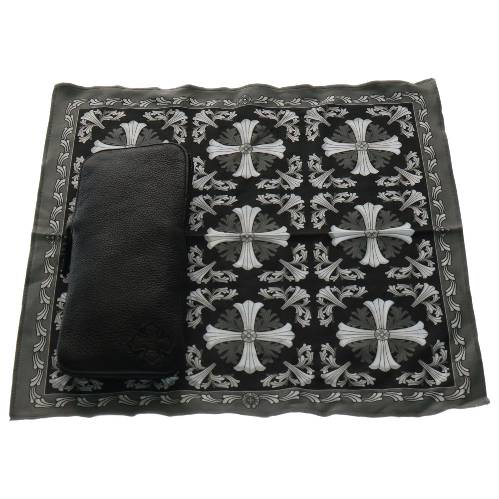 CHROME HEARTS(クロムハーツ) COX UCKER 18KGP CHクロステンプル ウェリントン サングラス アイウェア ブラック/ゴールド