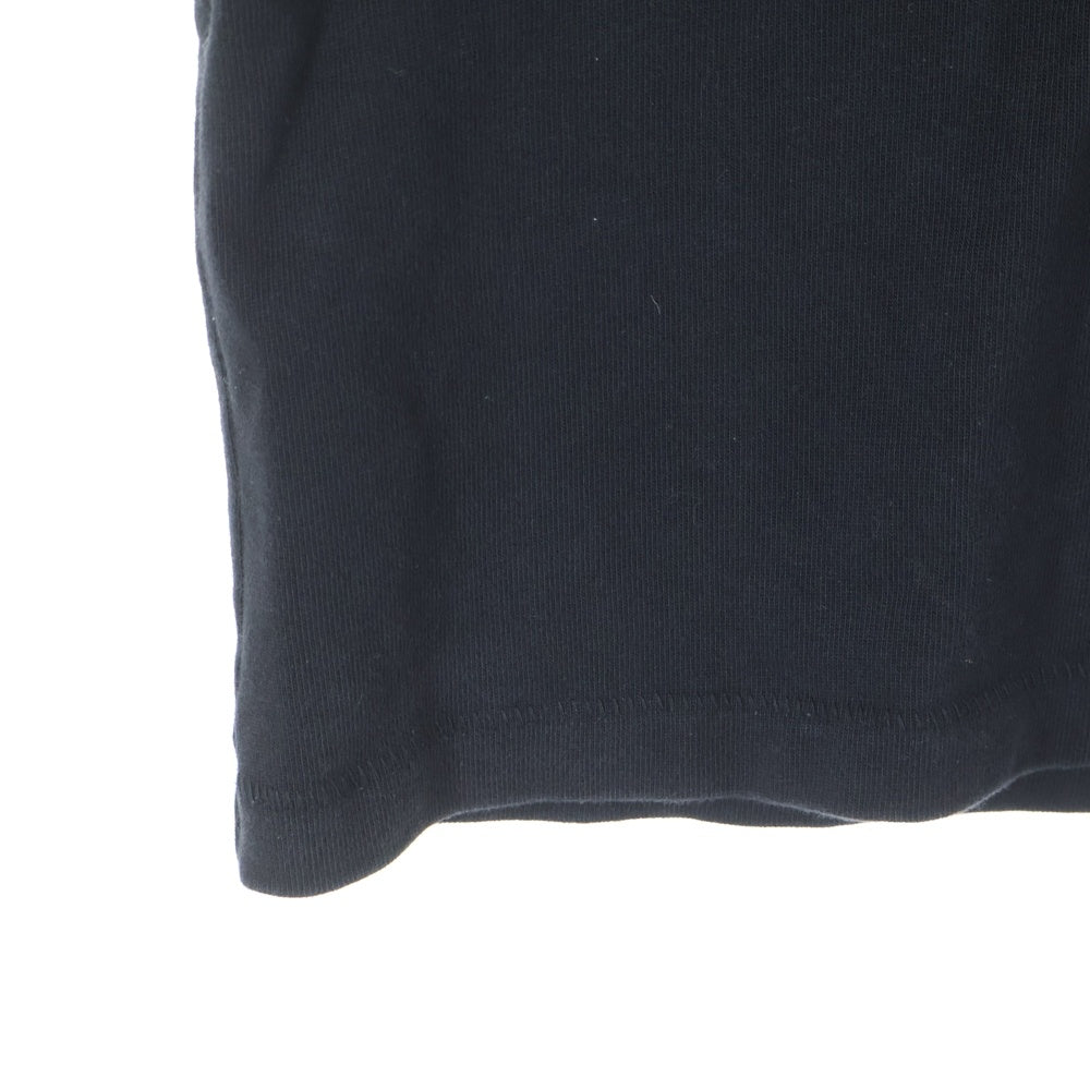 FEAR OF GOD ESSENTIALS(フィアオブゴッド エッセンシャルズ) ラバーロゴワッペン付き ヘビーウェイト半袖Tシャツ クルーネックカットソー ブラック