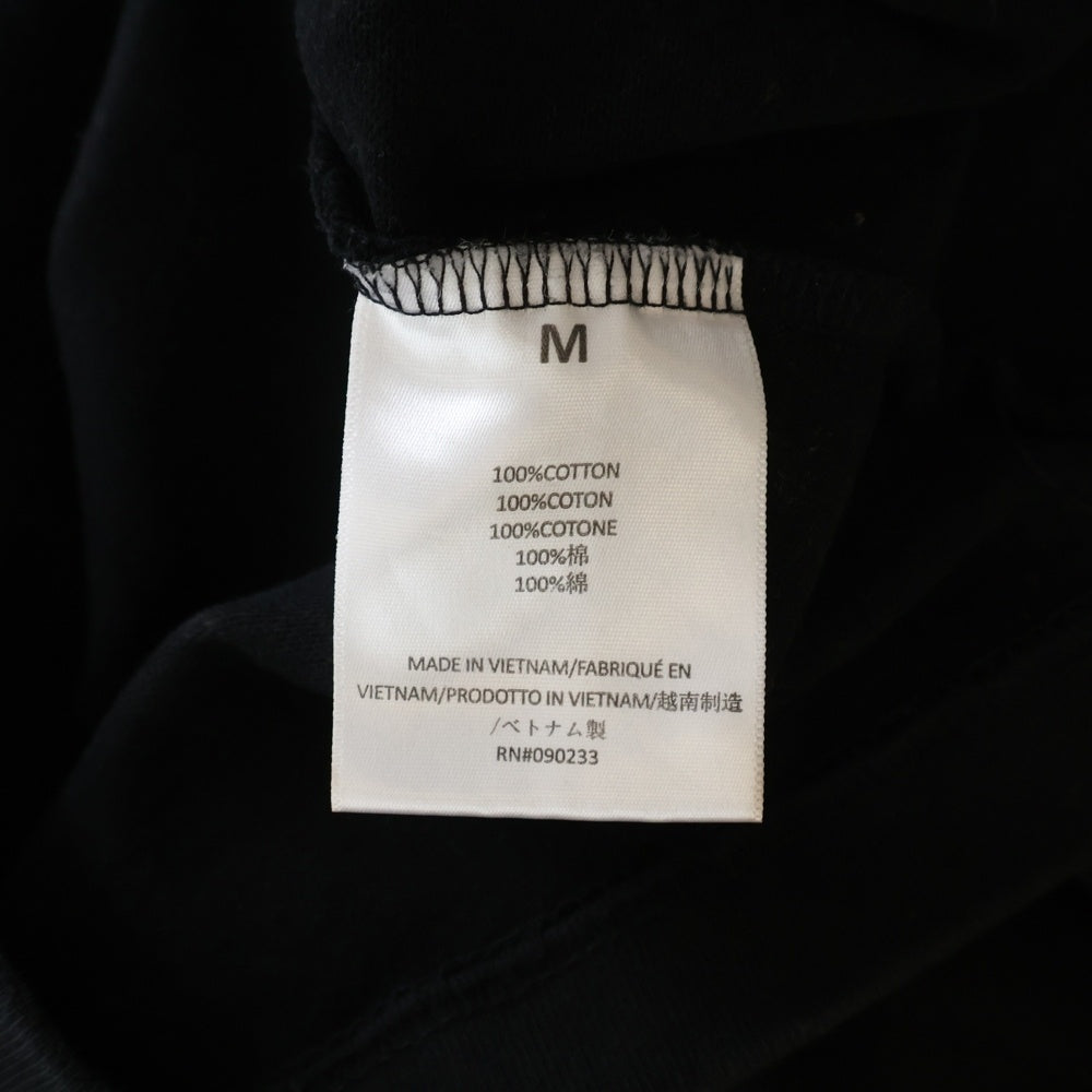 FEAR OF GOD ESSENTIALS(フィアオブゴッド エッセンシャルズ) ラバーロゴワッペン付き ヘビーウェイト半袖Tシャツ クルーネックカットソー ブラック