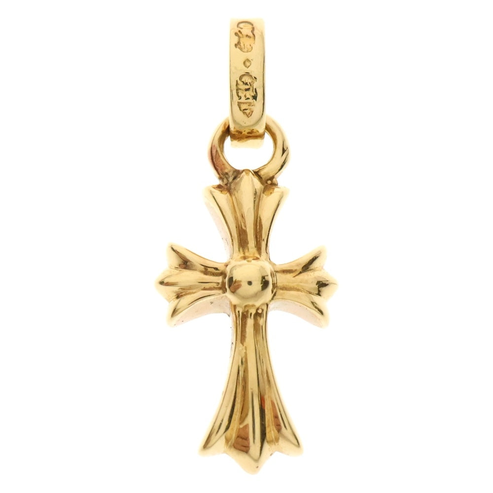 CHROME HEARTS(クロムハーツ) 22K CRS BBYFAT P/DIA ベイビーファットクロス PAVEダイヤ ペンダントトップ ゴールド アフターダイヤ BCA035