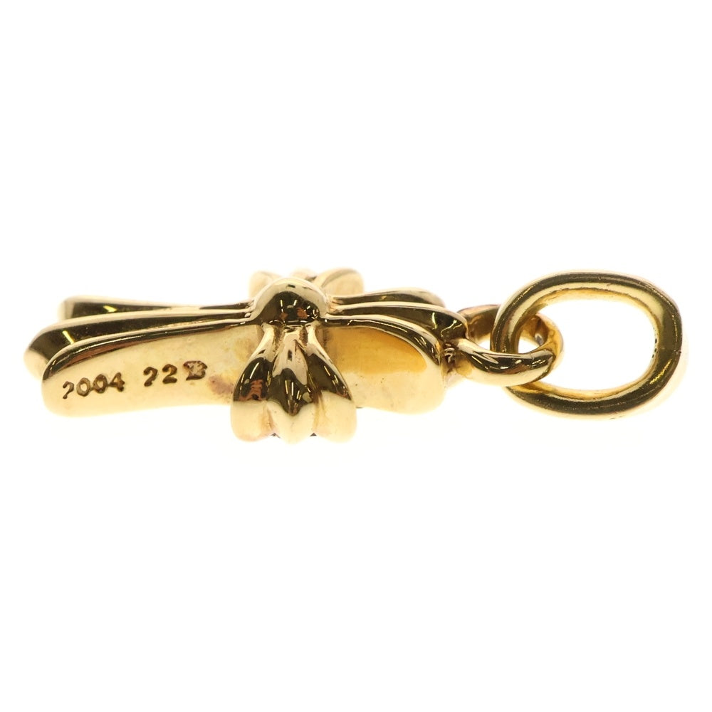 CHROME HEARTS(クロムハーツ) 22K CRS BBYFAT P/DIA ベイビーファットクロス PAVEダイヤ ペンダントトップ ゴールド アフターダイヤ BCA035