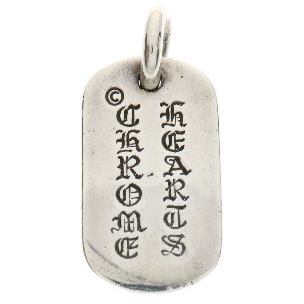 CHROME HEARTS(クロムハーツ) D TAG SML スモールドッグタグ スモールドッグタグネックレストップ シルバー