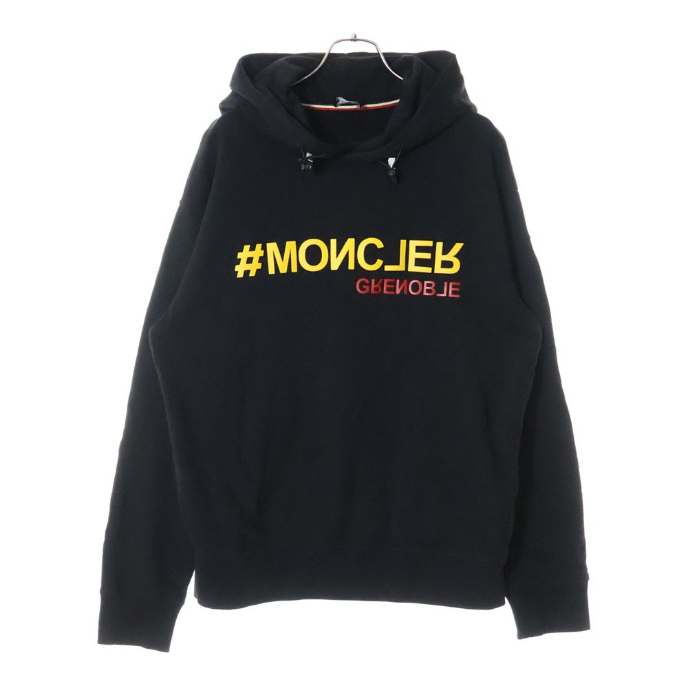 MONCLER GRENOBLE(モンクレールグルノーブル) 22AW MAGLIA CON CAPPUCCIO プルオーバーパーカー ブラック H20978G00025
