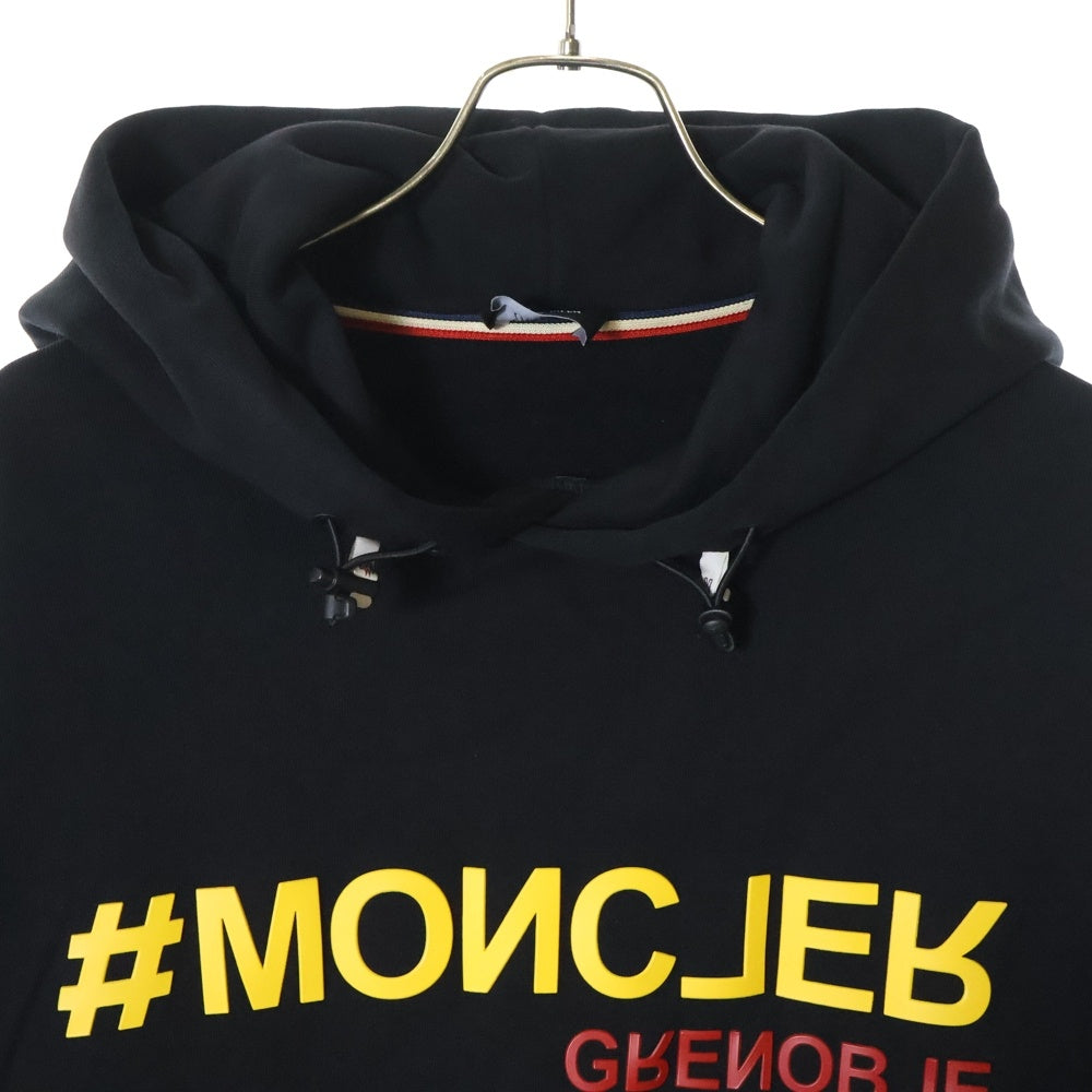 MONCLER GRENOBLE(モンクレールグルノーブル) 22AW MAGLIA CON CAPPUCCIO プルオーバーパーカー ブラック H20978G00025