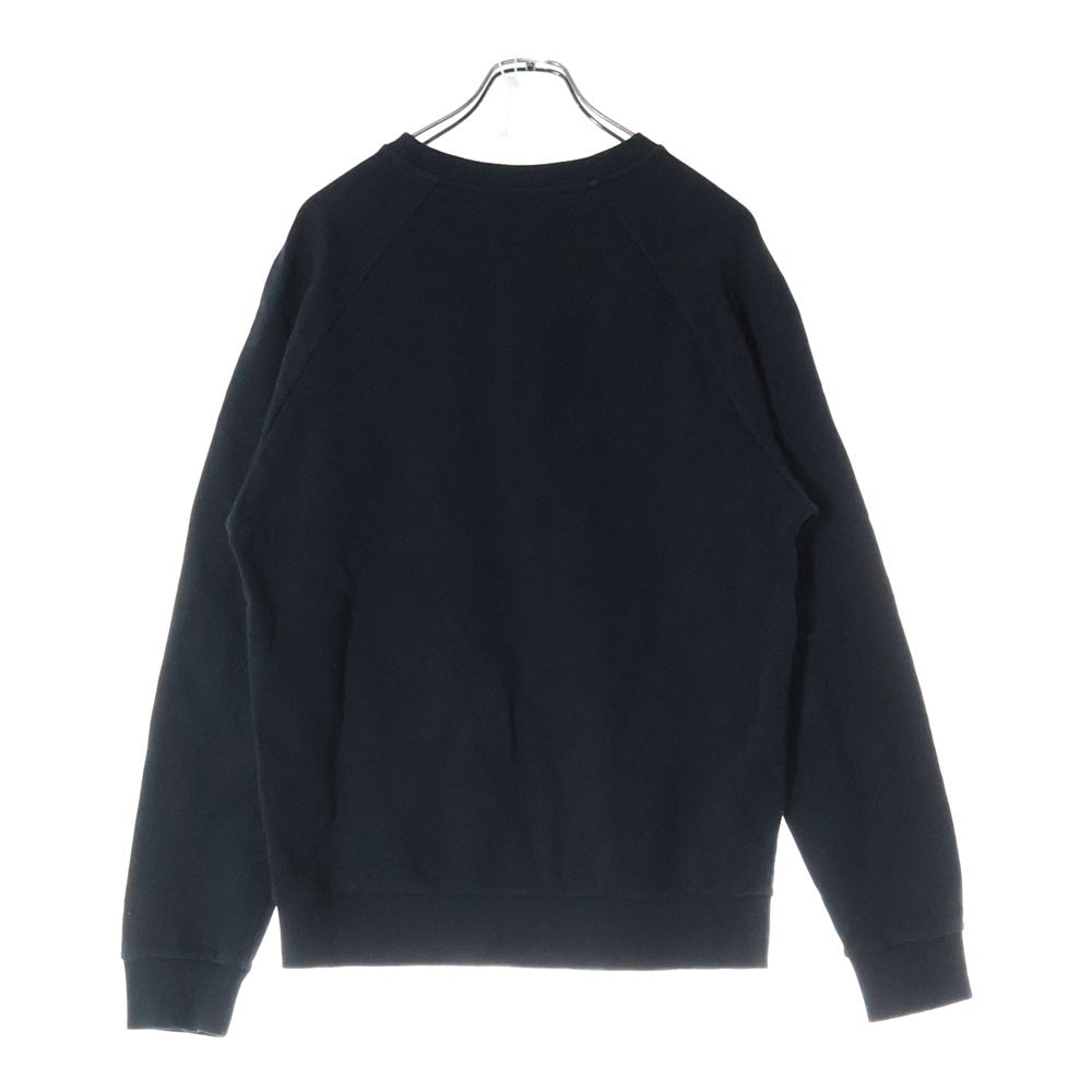 BALMAIN(バルマン) フロッキープリント クルーネックスウェット ブラック JQ0058899