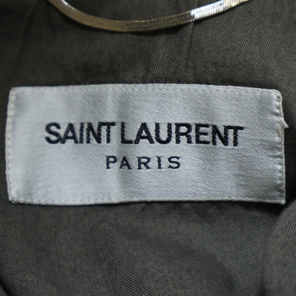 SAINT LAURENT PARIS(サンローランパリ) スタッズ ミリタリージャケット 362192 Y938F カーキ