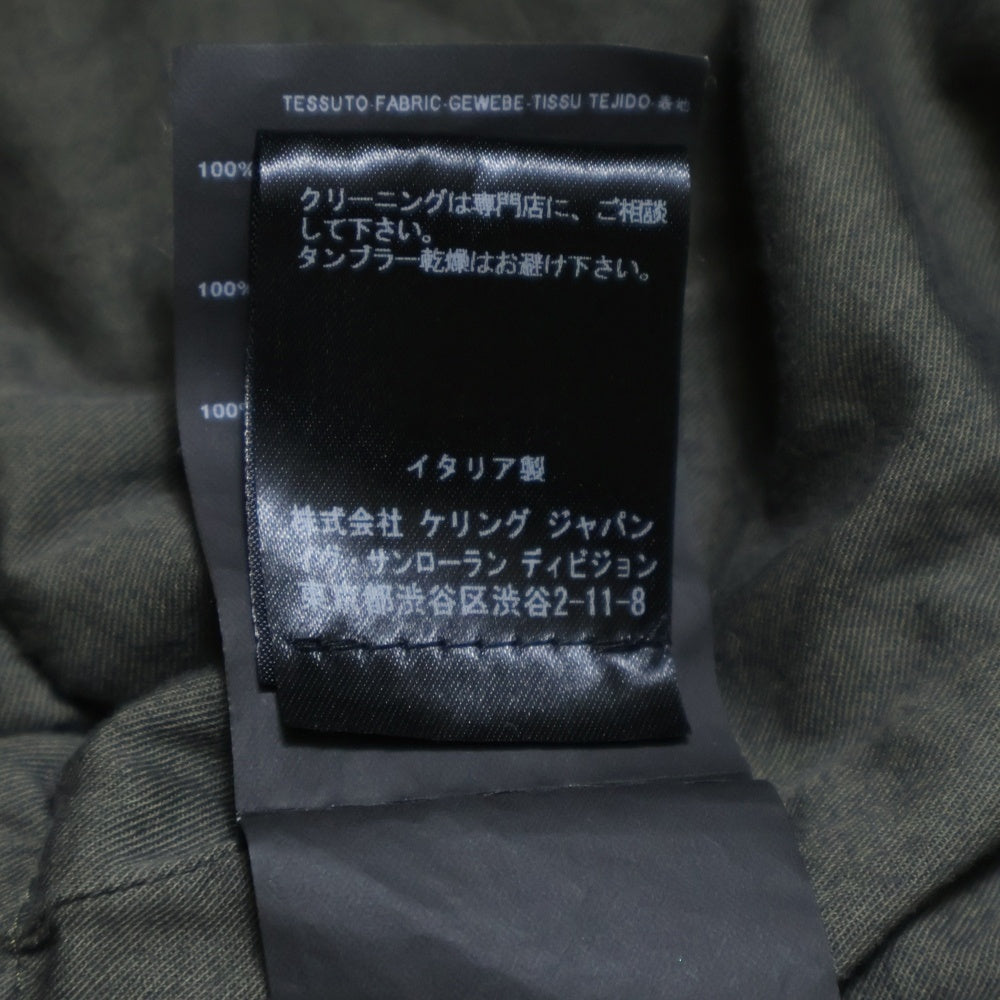 SAINT LAURENT PARIS(サンローランパリ) スタッズ ミリタリージャケット 362192 Y938F カーキ