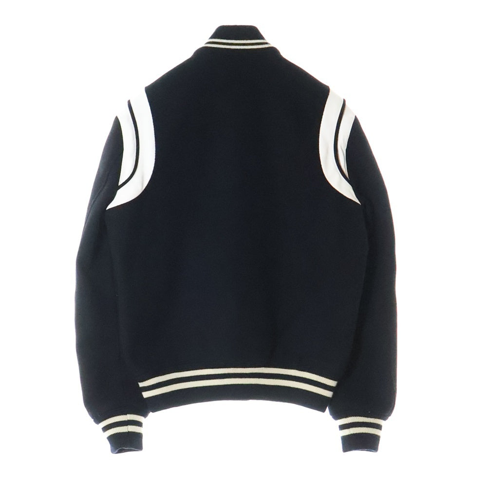 SAINT LAURENT PARIS(サンローランパリ) 17AW Teddy Jacket テディジャケット スタジャン 354718 YYL80 ブラック