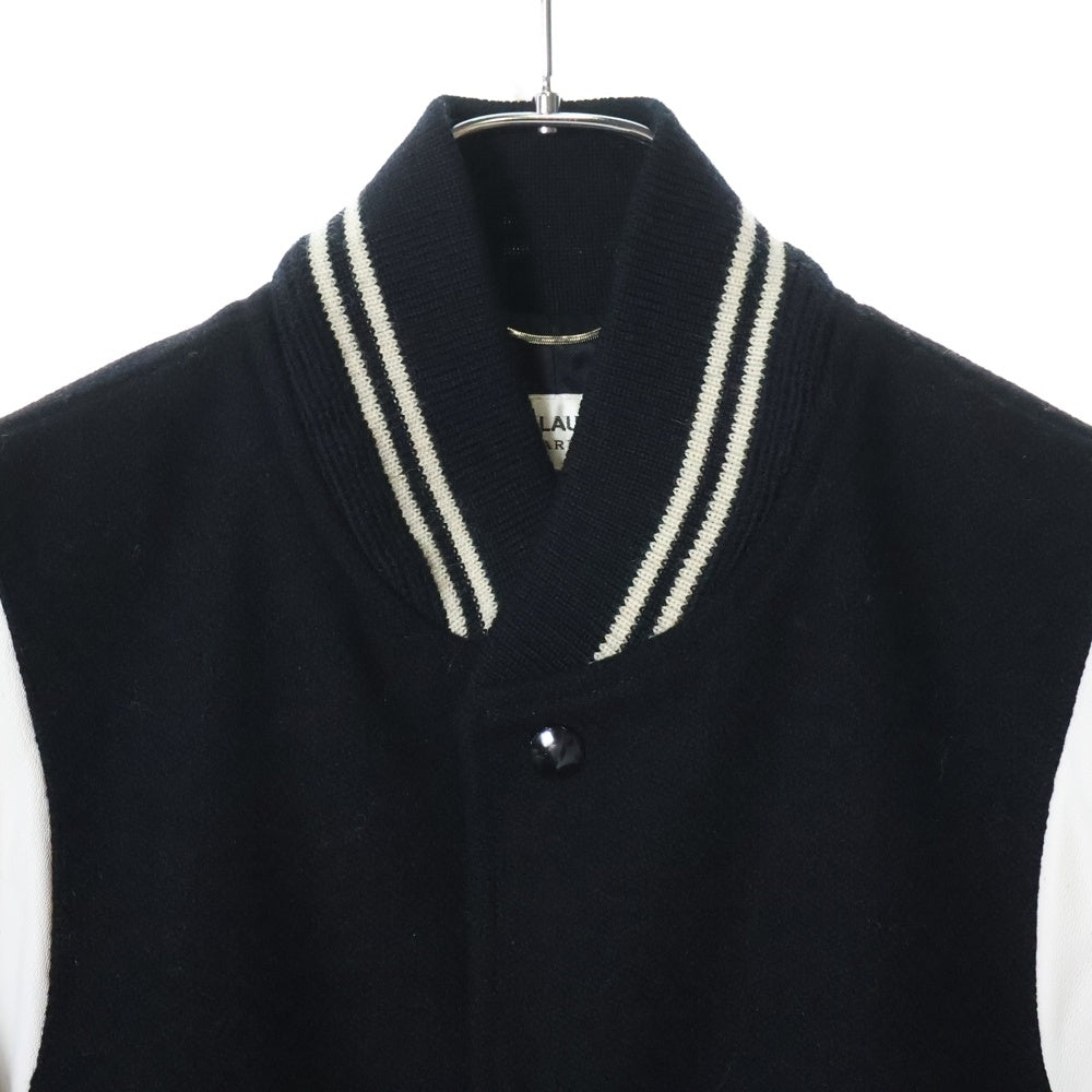 SAINT LAURENT PARIS(サンローランパリ) 17AW Teddy Jacket テディジャケット スタジャン 354718 YYL80 ブラック