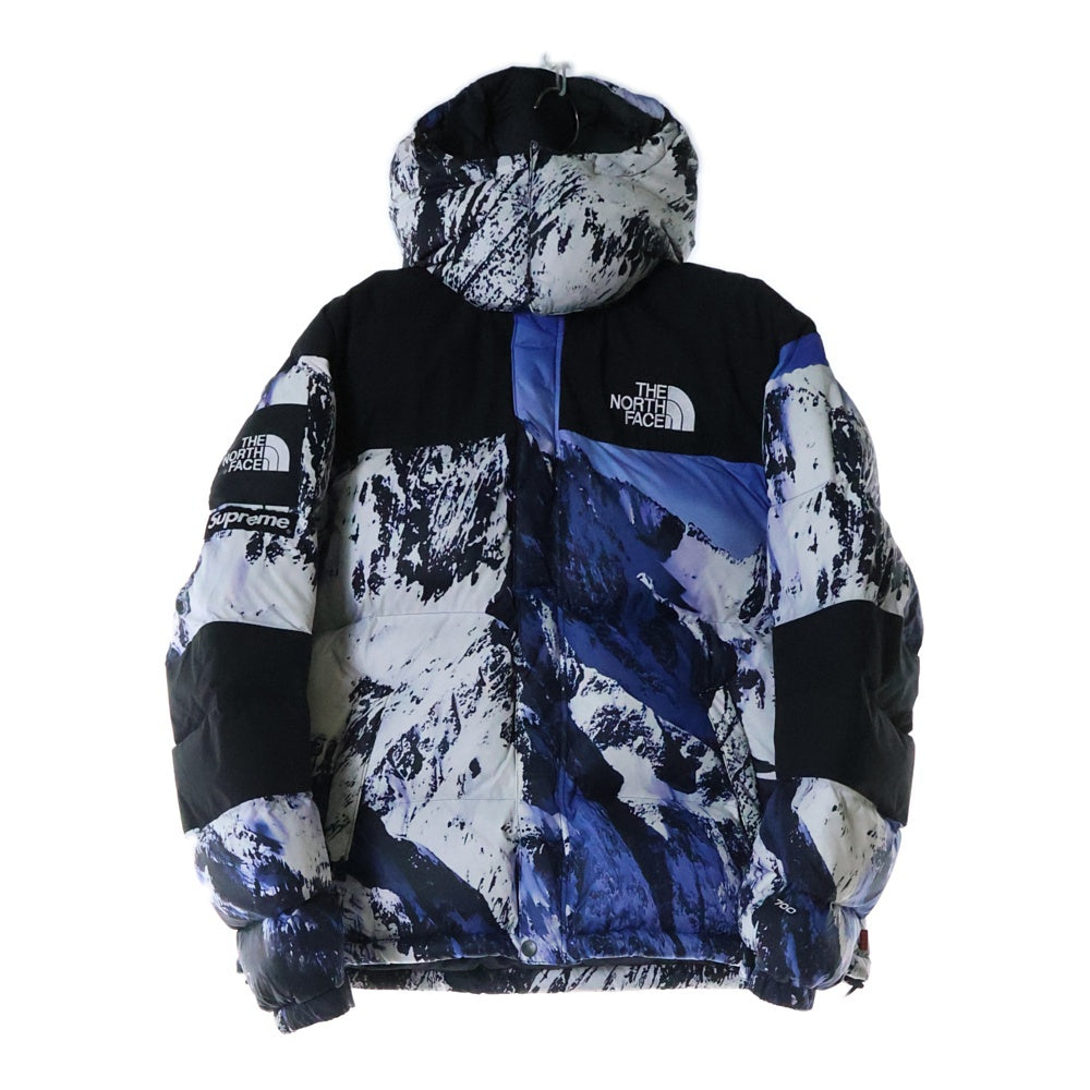 SUPREME(シュプリーム) 17AW ×THE NORTH FACE MOUNTAIN BALTORO JACKET ザノースフェイス マウンテンバルトロ ナイロンダウンジャケット 雪山 ND91701I ブルー/ホワイト