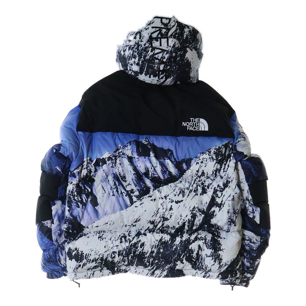 SUPREME(シュプリーム) 17AW ×THE NORTH FACE MOUNTAIN BALTORO JACKET ザノースフェイス マウンテンバルトロ ナイロンダウンジャケット 雪山 ND91701I ブルー/ホワイト