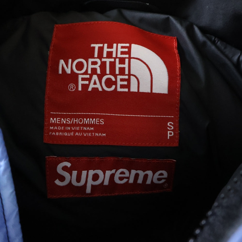 SUPREME(シュプリーム) 17AW ×THE NORTH FACE MOUNTAIN BALTORO JACKET ザノースフェイス マウンテンバルトロ ナイロンダウンジャケット 雪山 ND91701I ブルー/ホワイト