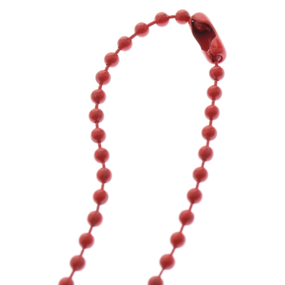CHROME HEARTS(クロムハーツ) RUBBER CH CRS SML ラバーネックレス レッド