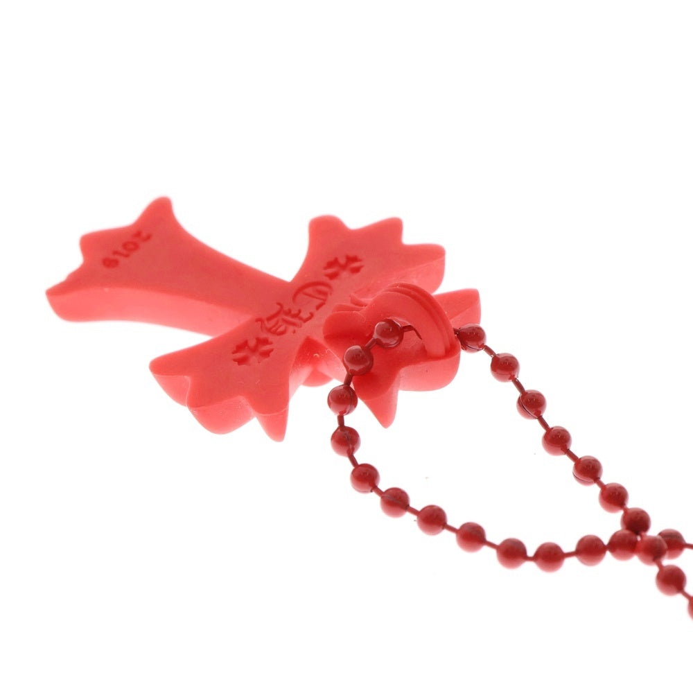 CHROME HEARTS(クロムハーツ) RUBBER CH CRS SML ラバーネックレス レッド