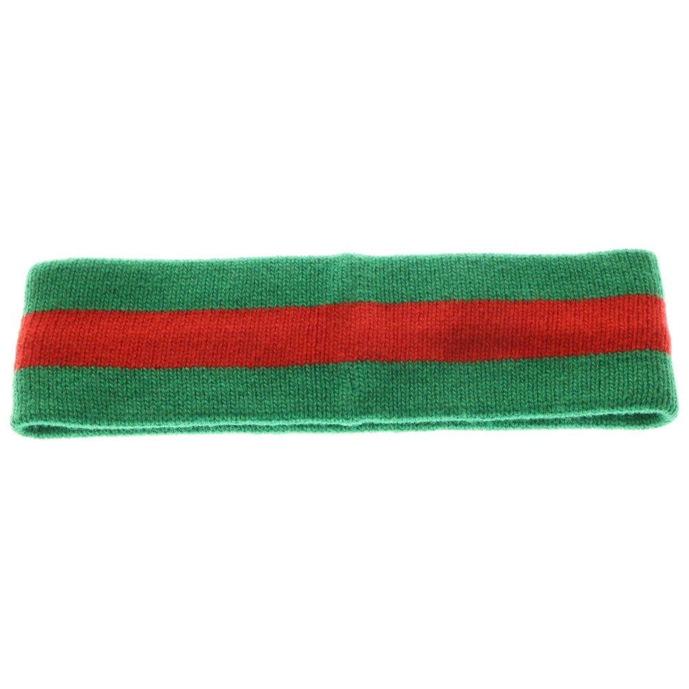 GUCCI(グッチ) GG インターロッキング シェリー ヘアバンド グリーン